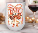 Fall Vibes with bow UV DTF Decals