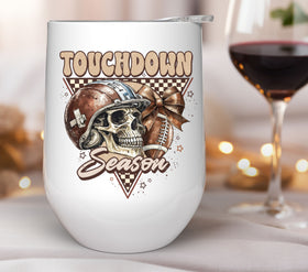 Touchdown Season skull UV DTF Decals