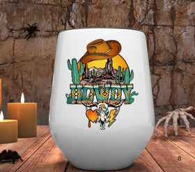 Howdy Cactus UV DTF Decals