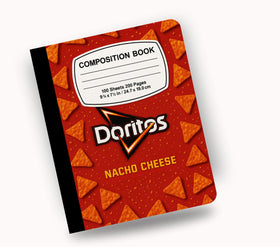 Nacho Cheese vinyl composition notebook wrap