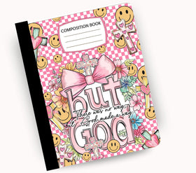 But God vinyl composition notebook wrap