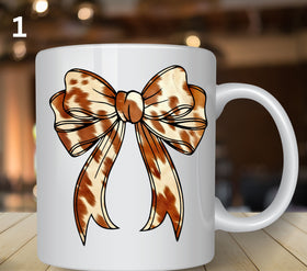 Western Texture Coquette Bow Collection UV DTF Decals- 12 Designs