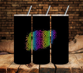 Rainbow Snakeskin Patch UV DTF Decals