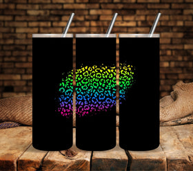 Rainbow Leopard Patch UV DTF Decals
