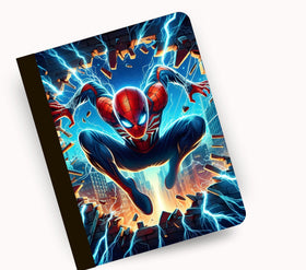 Spidey vinyl composition notebook wrap