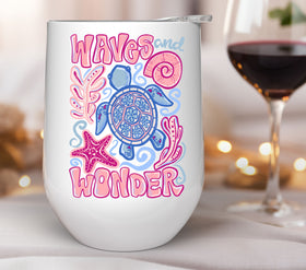 Waves and Wonder UV DTF Decals