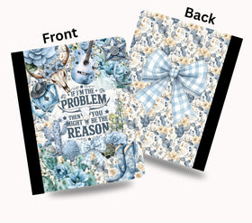 If I'm the problem vinyl composition notebook wrap