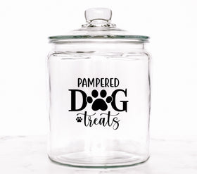 Pampered dog treats UV DTF Decals