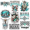 Cowboy Tears UV DTF Decal accent Sheet 10x10