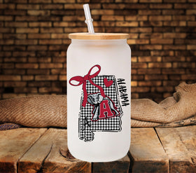Bama Coquette Doodle Map UV DTF Decals