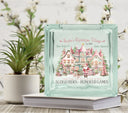 Christmas Village Glass Block Decal 2 sizes available