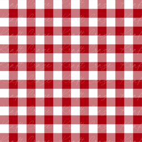 Red Gingham 12x12 sheet Adhesive vinyl