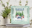 Frosty's snowball supply Co. Glass Block Decal 2 sizes available