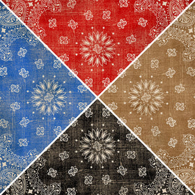 Vintage Bandana Vsplit Precut Vinyl