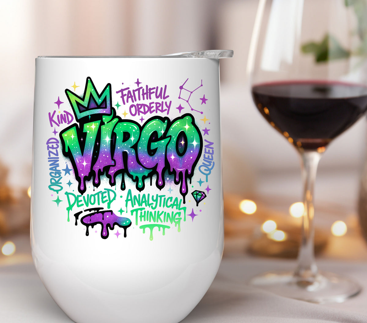 Graffiti Zodiac Signs UV DTF Decals- 12 Designs