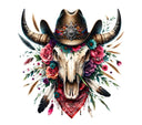 Western Bullskulls Extra Large 2 sizesUV Dtf Decals-- 15 Designs