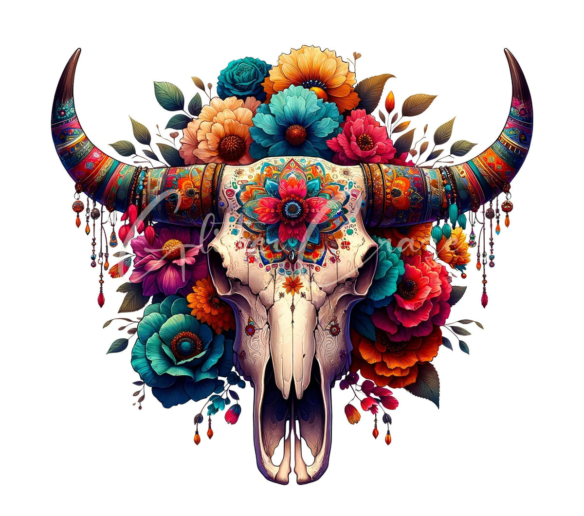 Western Bullskulls Extra Large 2 sizesUV Dtf Decals-- 15 Designs