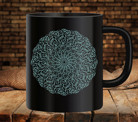 Zero fucks given mandala UV DTF Decals- 5 color options