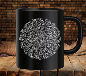 Zero fucks given mandala UV DTF Decals- 5 color options