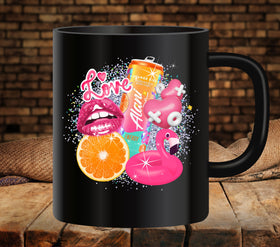 Alani Orange kiss UV DTF Decals
