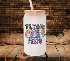 Teacher of the sweetest peeps UV DTF Decals