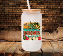 Beaches be crazy UV DTF Decals