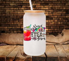 Raised on sweet tea UV DTF Decals
