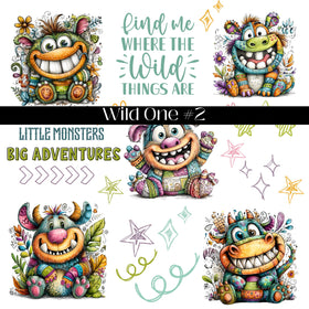 Wild One Collection UV DTF Decal Sheets-2 Designs