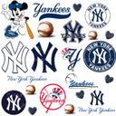 Yankees UV DTF Decal Sheet