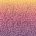 Yellow, Pink and Purple Cheetah Ombre Adhesive Vinyl