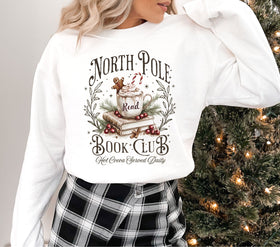 North Pole Book Club DTF Transfers- 2 colors