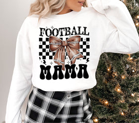 Football Mama Check DTF Transfers