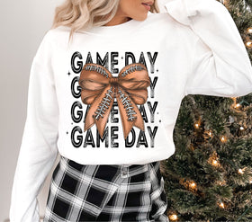 Game Day Bow DTF Transfers