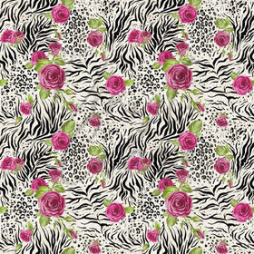 Zebra Rose - Adhesive Vinyl