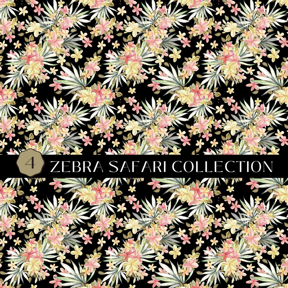 Zebra Safari Vinyl collection- 12x12 vinyl sheets-10 designs available