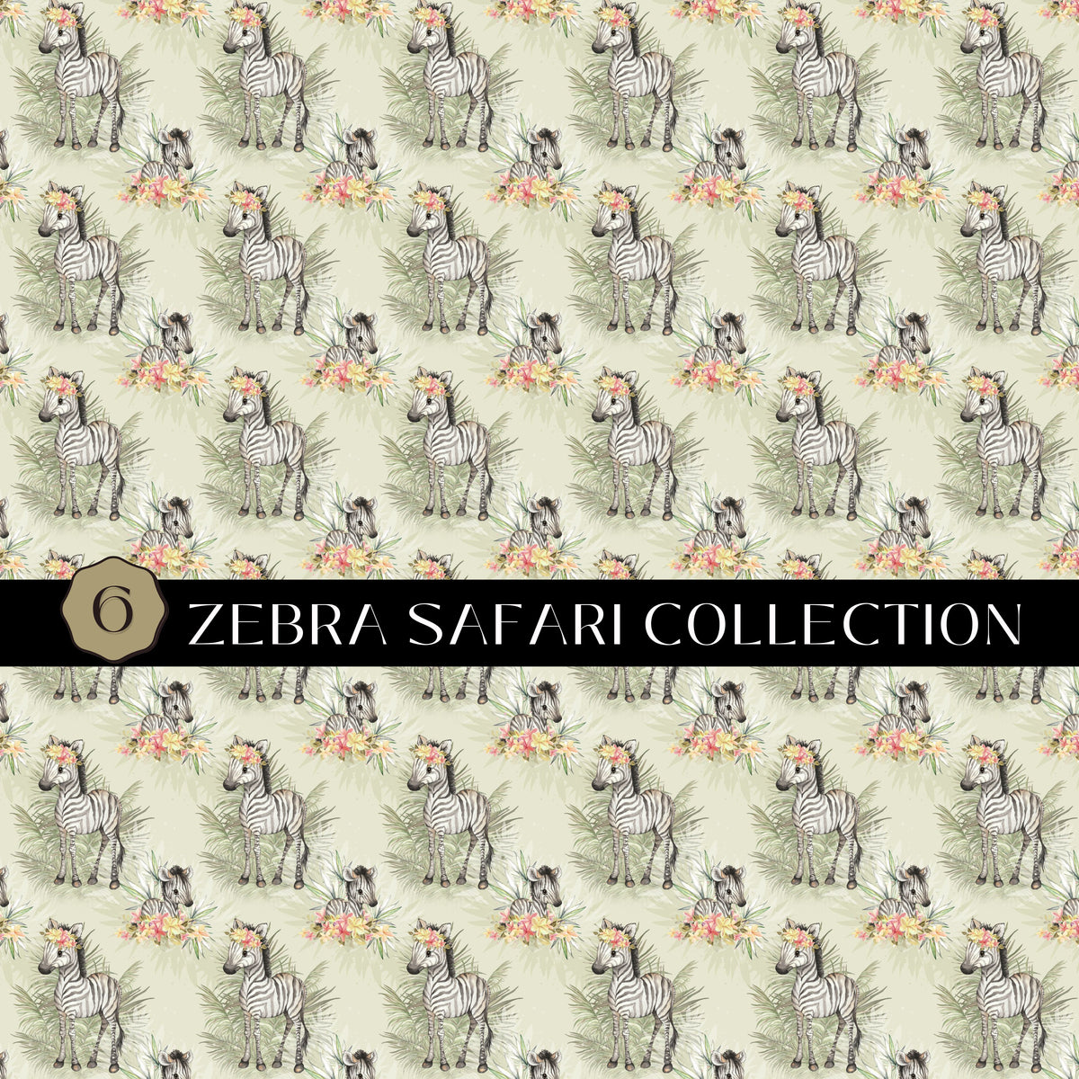 Zebra Safari Vinyl collection- 12x12 vinyl sheets-10 designs available