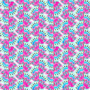 Abstract Neon Feather - Adhesive Vinyl