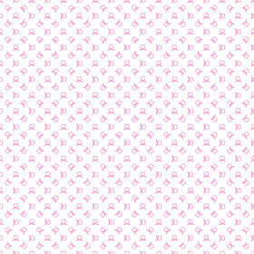 Heart Shaped Pink Awareness Ribbons - Adhesive Vinyl