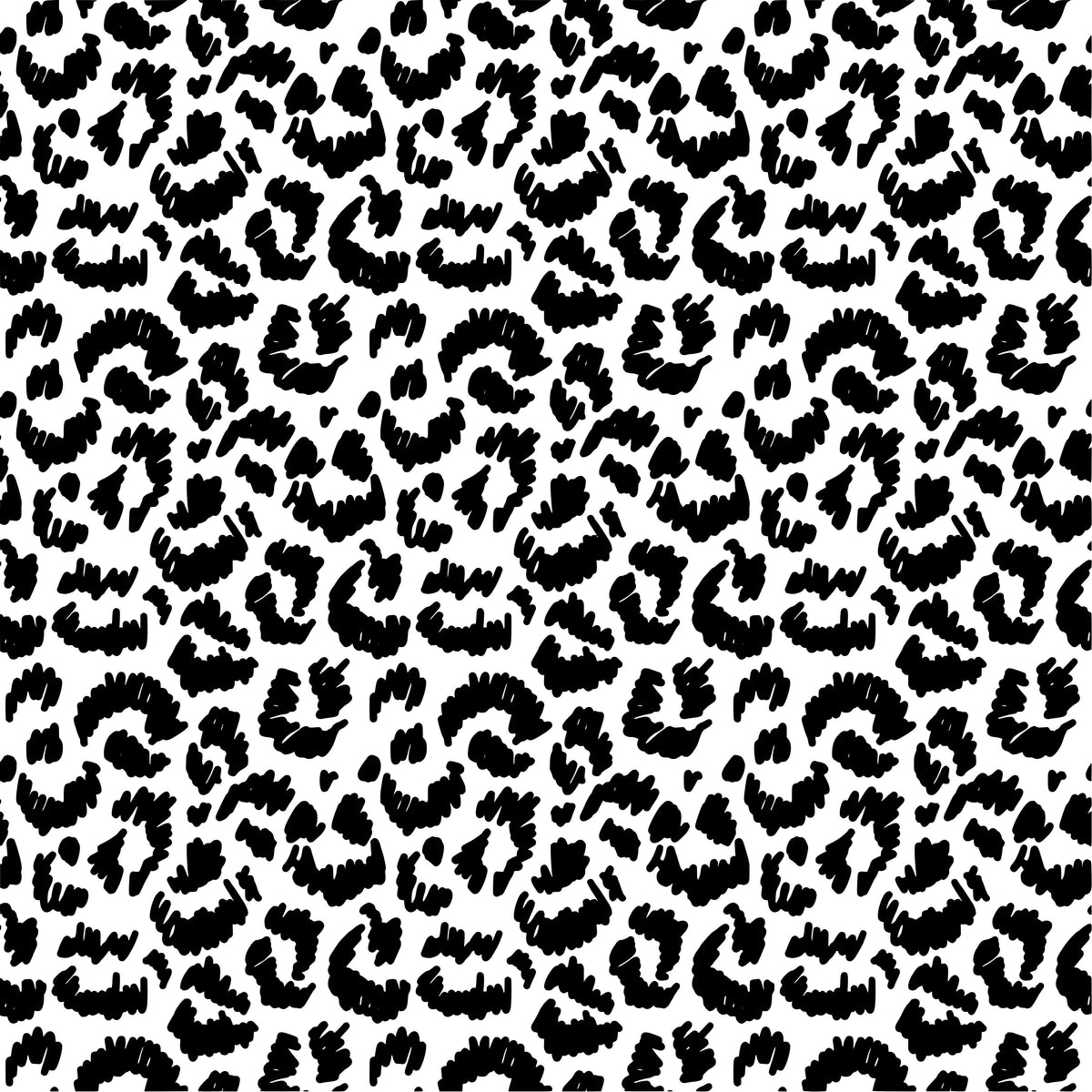 Doodle Leopard UV DTF Decal sheets- 10x10 sheet 10 color  options