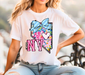 Nevada Doodle Map DTF Transfers