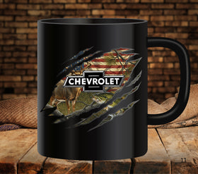 Chevy hunting and fishing Claw UV DTF Decals
