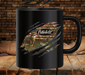 Peterbilt hunting and fishing UV DTF Decals