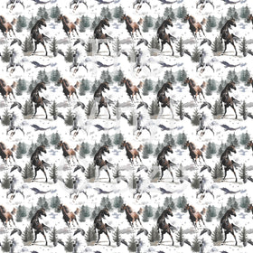 Watercolor Mustang Adhesive Vinyl