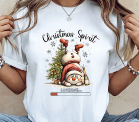 Christmas Spirit Snowman DTF Transfers