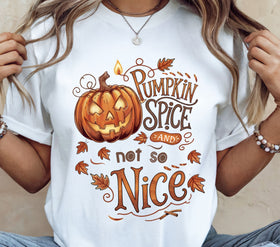 Pumpkin Spice and not so nice DTF Transfers