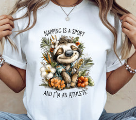 Napping is a sport DTF Transfers