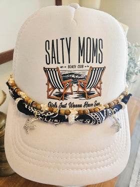 Salty Moms club finished trucker hat
