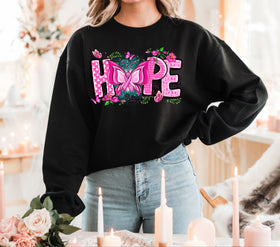 Hope Breast Cancer DTF Transfer