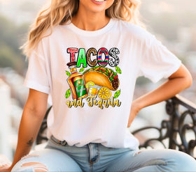 Tacos and Tequila DTF Transfer
