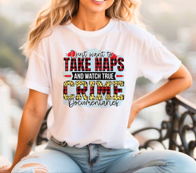 Naps and Crime DTF Transfer